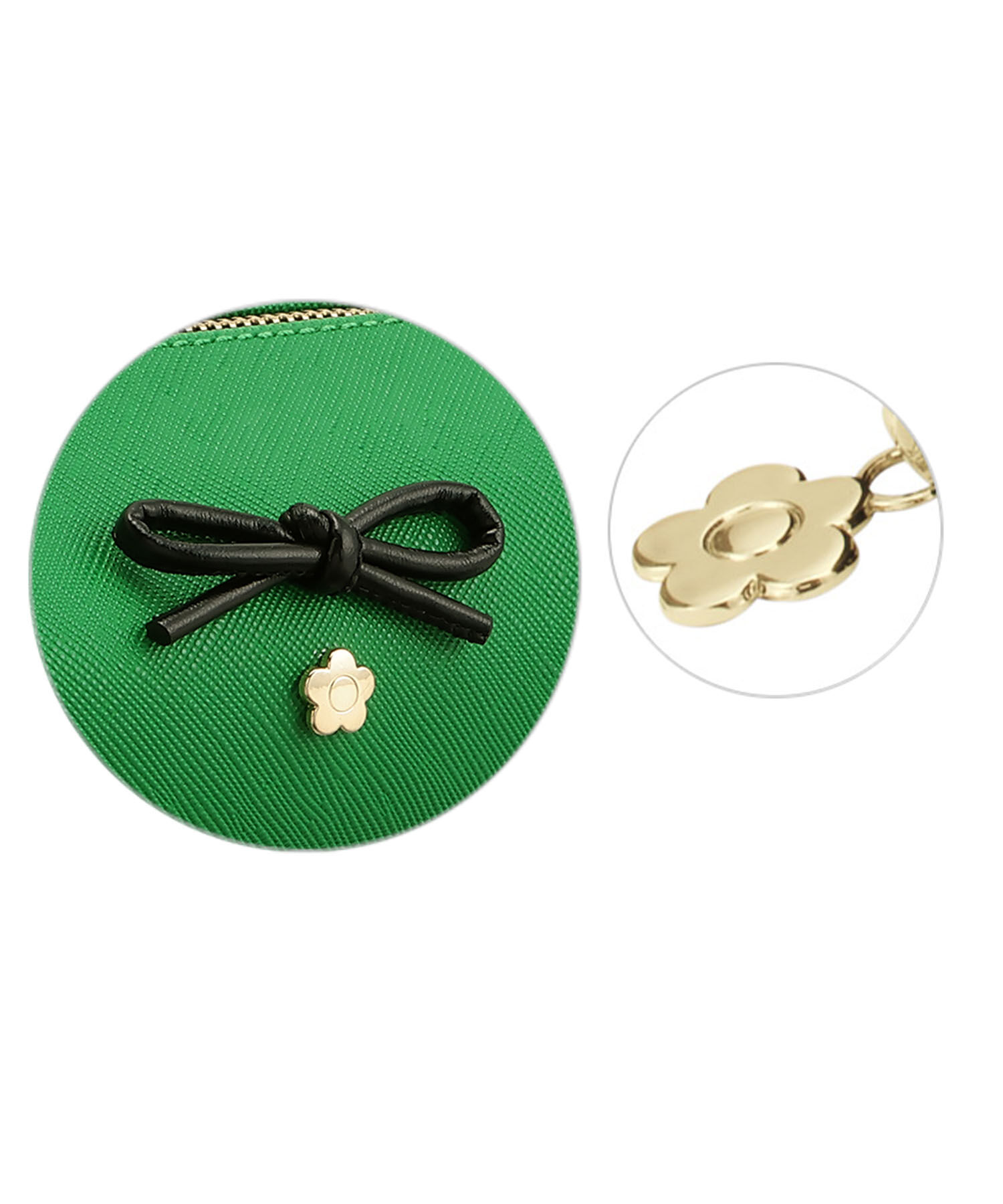 MARY QUANT「サフィアーノリボン スクエアペンケース」|その他|