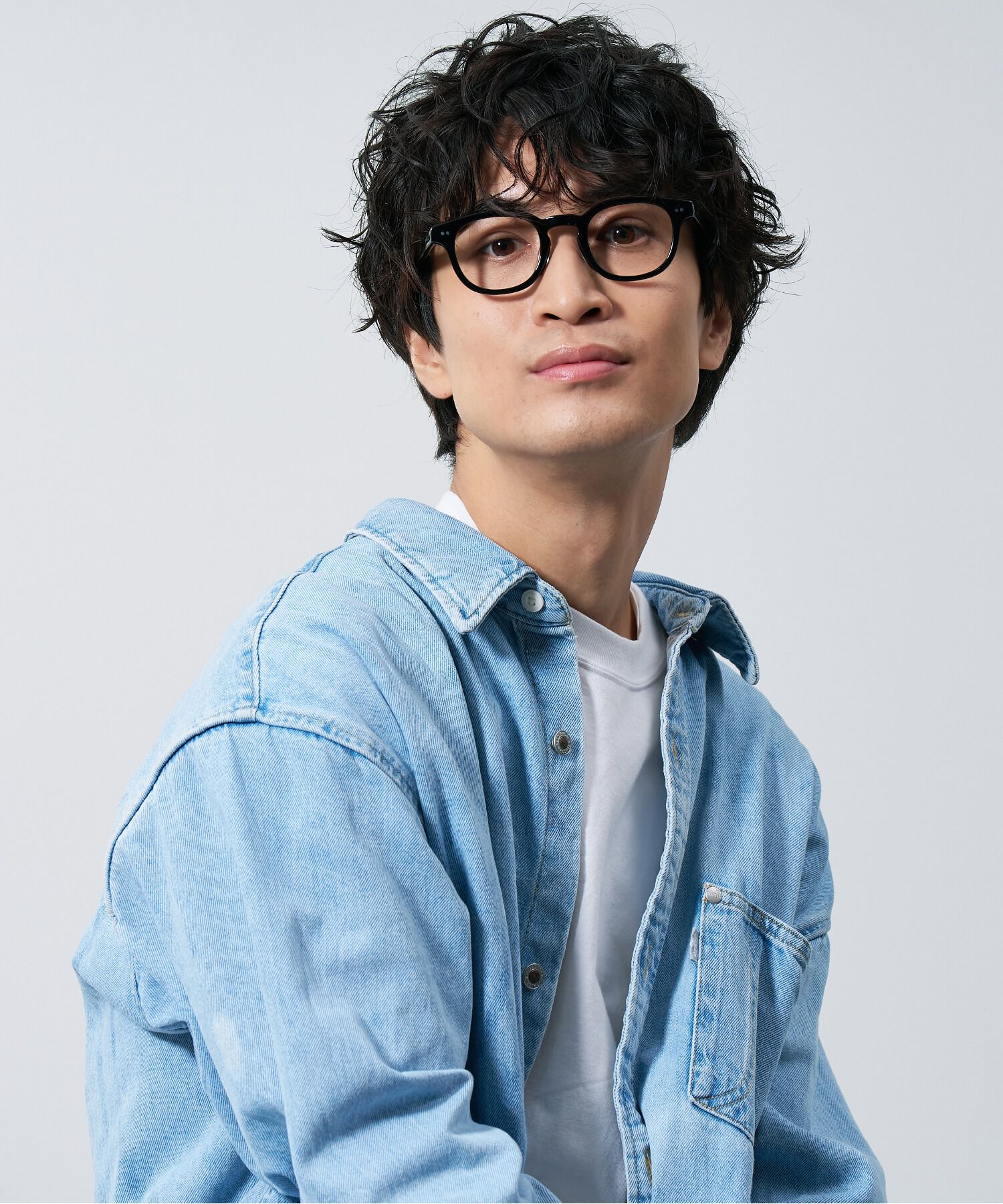  「ウェリントン型 ｜太縁メガネ｜黒縁メガネ｜ ユニセックス｜CLASSIC レンズ交換券付き」|メガネ|