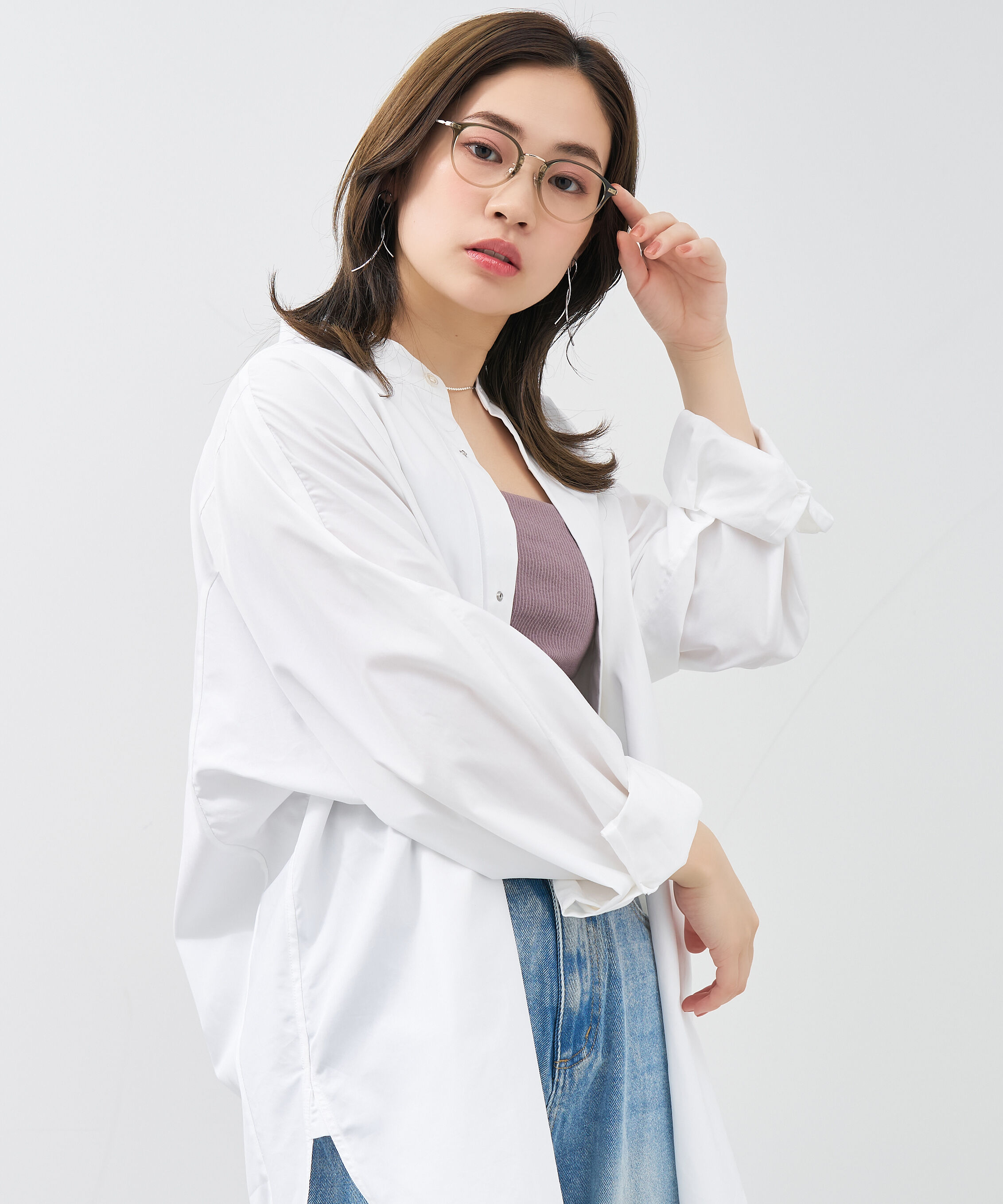  「ボストン型 大人可愛いメガネ トレンド感&times;きちんと感のあるデザイン｜黒縁 クリア レンズ交換券付き」|メガネ|