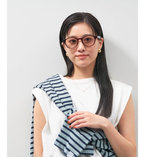  「ウェリントン型 調光サングラス レンズの色が変わるサングラス Zoff | YURIE OUTDOOR EDITION」|サングラス|