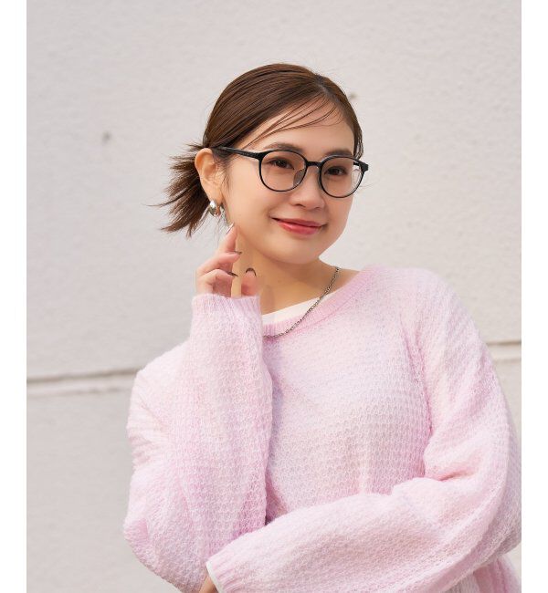  「花粉・飛沫対策 2way メガネ (フード着脱可能)  | 伊達メガネ UVカット ユニセックス レンズ交換券付」|メガネ|