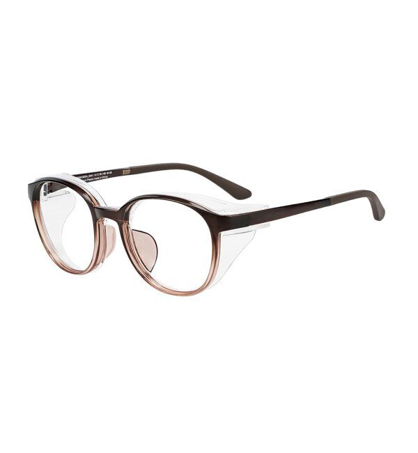  「花粉・飛沫対策 2way メガネ (フード着脱可能)  | 伊達メガネ UVカット ユニセックス レンズ交換券付」|メガネ|