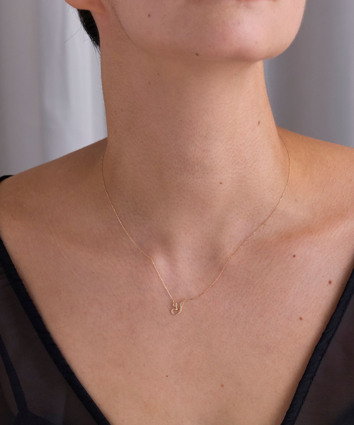 JUPITER「【K10】イニシャルネックレス」|ネックレス|