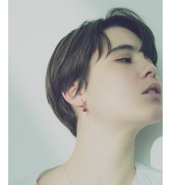 ete「イヤリング&イヤリングチャーム ナチュラルストーン/チェーン」|イヤリング|