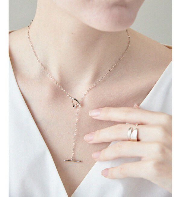 ete「チェリーブロッサム ビジュー ラリエット」|ネックレス|