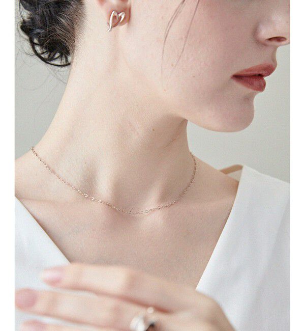 ete「チェリーブロッサム ビジュー ラリエット」|ネックレス|