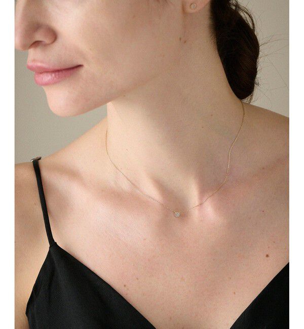 ete「K10YG ブリリアント ブラウンダイヤモンド ネックレス」|ネックレス|