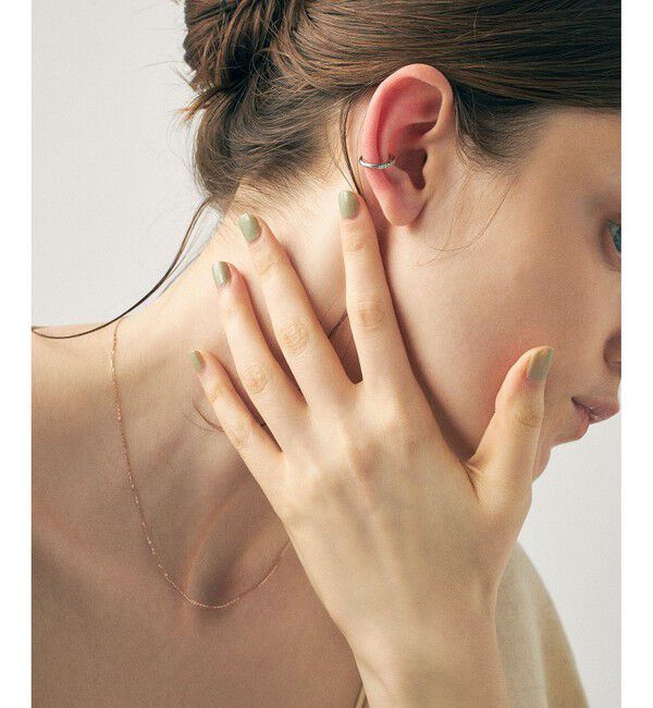 ete「[ONLINE Limited] パール ピークカフ セット」|イヤーカフ|