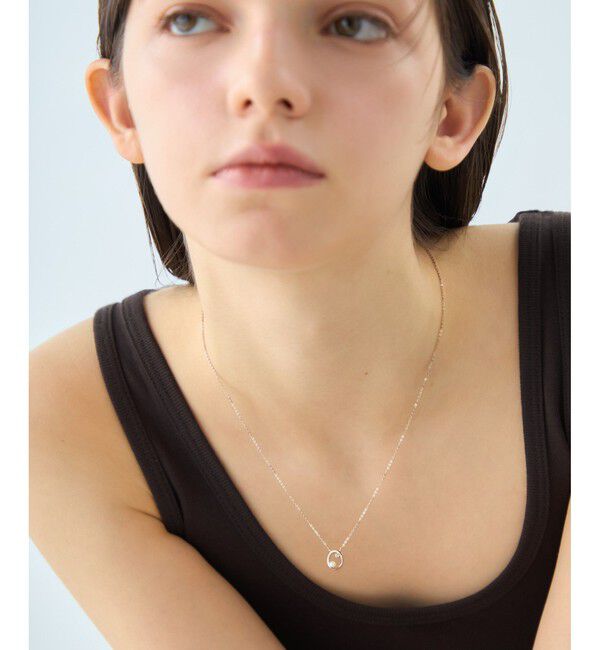 ete「[レイヤード] パール/ダイヤモンド ネックレス」|ネックレス|