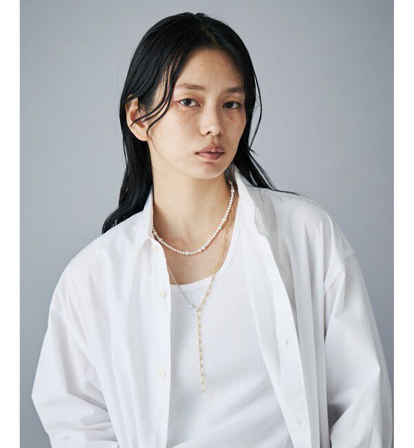 Jouete「[ウェアチェーン] ネックレス セット パール コンビカラー」|ネックレス|