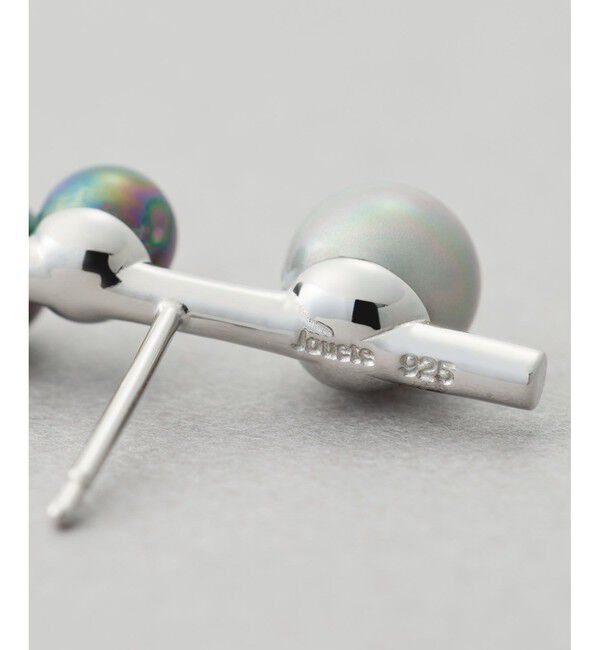 Jouete「ピアス カラーパール アシンメトリー」|ピアス|