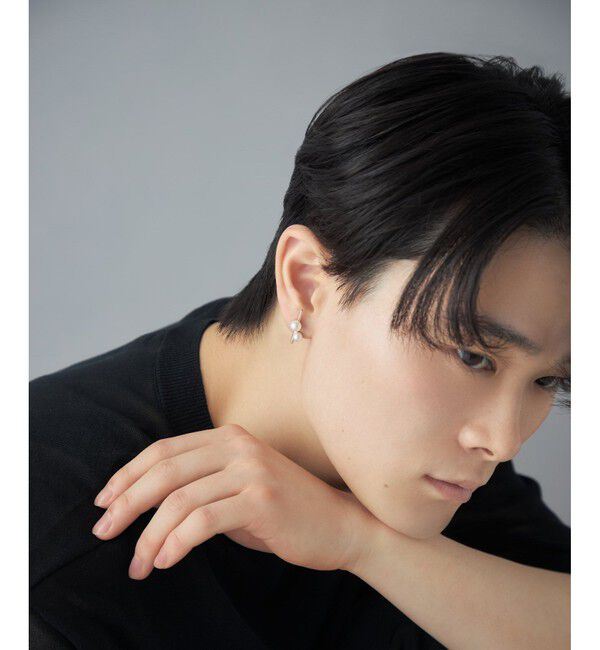 Jouete「ピアス カラーパール アシンメトリー」|ピアス|