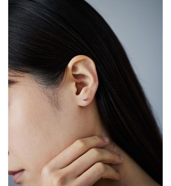 Jouete「[WEB LIMITED] バースデーピアス トライアングル /5月・7月・9月」|ピアス|