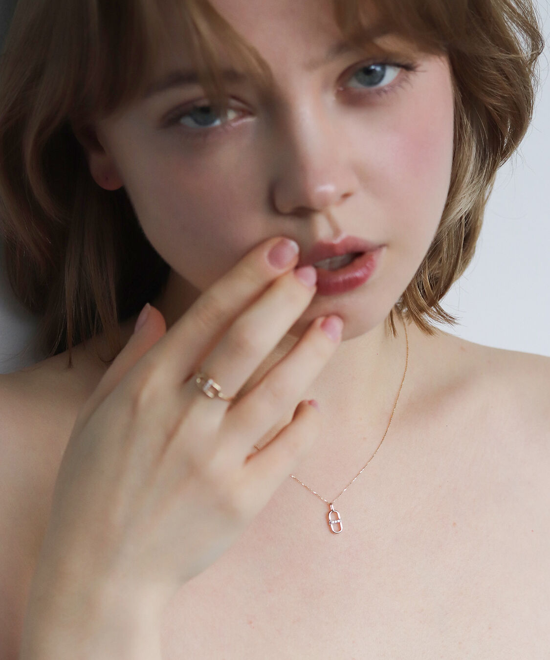  「ダイヤモンド ネックレス  | K10YG〈ミラ〉」|ネックレス|