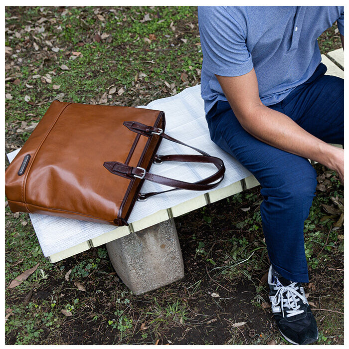 BACKYARD FAMILY「ビジネス トートバッグ メンズ 通販 本革 ブランド INNFITH WATERPROOF 牛革」|トートバッグ|