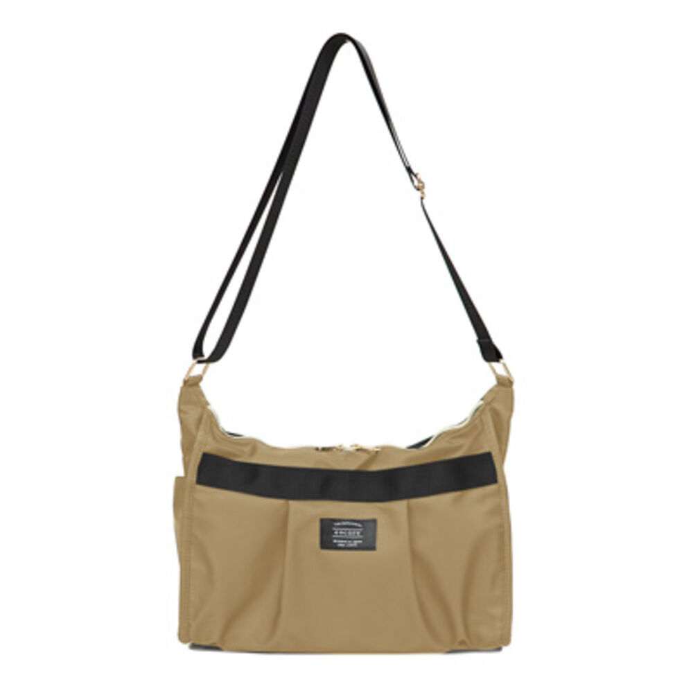 BACKYARD FAMILY「ショルダーバッグ メンズ レディース 通販 撥水タックショルダー ショルダーバック」|ショルダー・メッセンジャー|ベージュ1