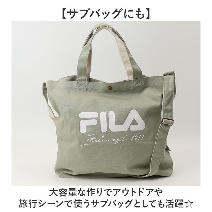 BACKYARD FAMILY「FILA バッグ 通販 フィラ トートバッグ ショルダーバッグ 2way トート トートバック」|トートバッグ|