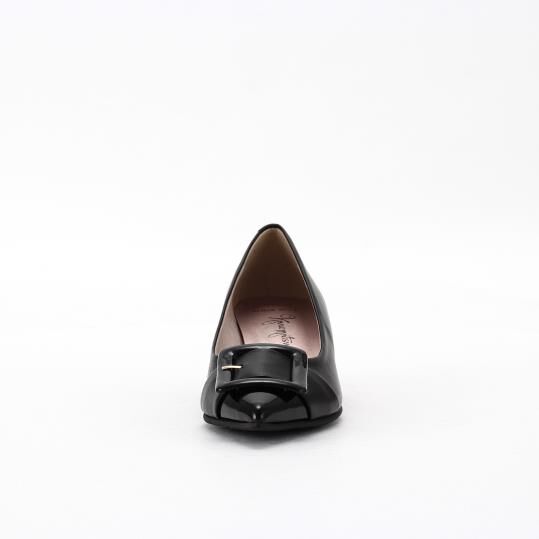 銀座かねまつ「LSDT2555SHPENABLK 【本革】【防水】アクアベルパンプス」|パンプス|
