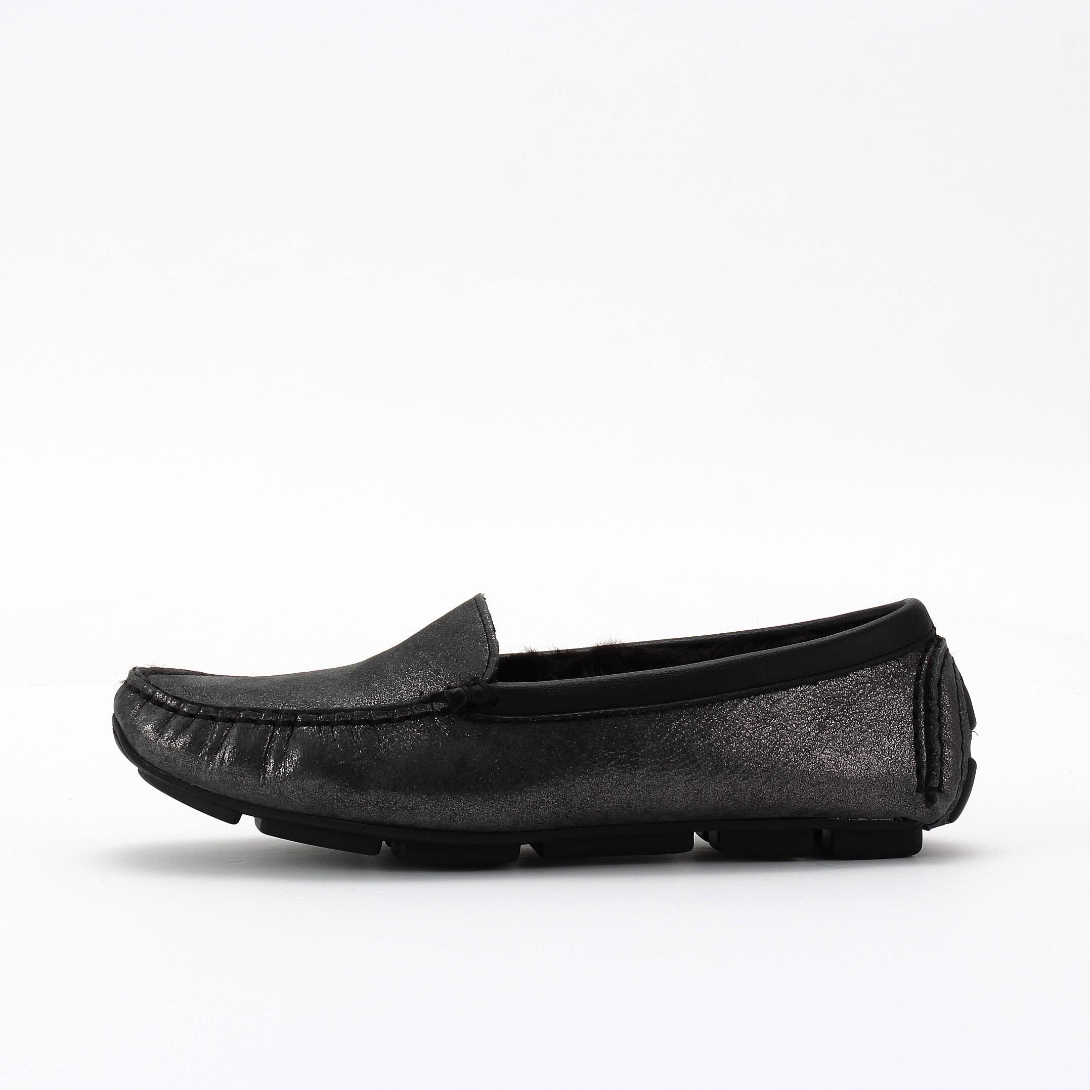 銀座かねまつ「AL245351METSTEETN 【本革】インナーファードライビングシューズ」|ローファー|