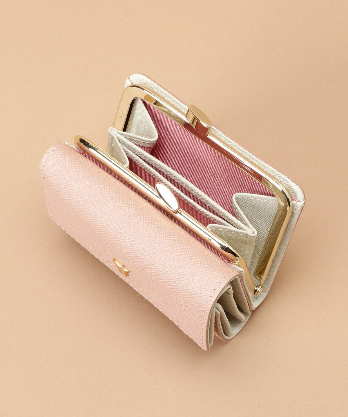 Samantha Thavasa「Pomme d'espoir ポムディスポワール バイカラー三つ折り口金財布」|財布|