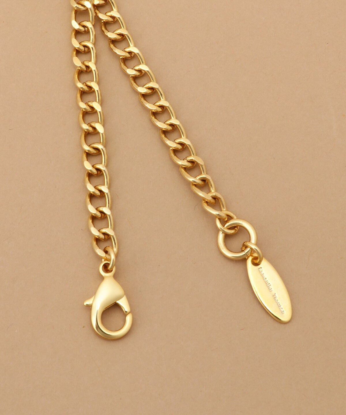 Samantha Thavasa「ビジューイニシャル バッグチャーム T」|チャーム・キーホルダー|