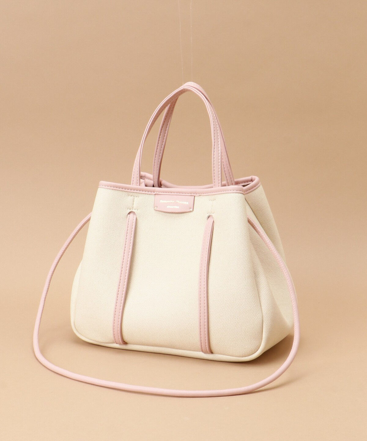 Samantha Thavasa「キャンバスデザイン 合皮トートバッグ 小サイズ」|トートバッグ|