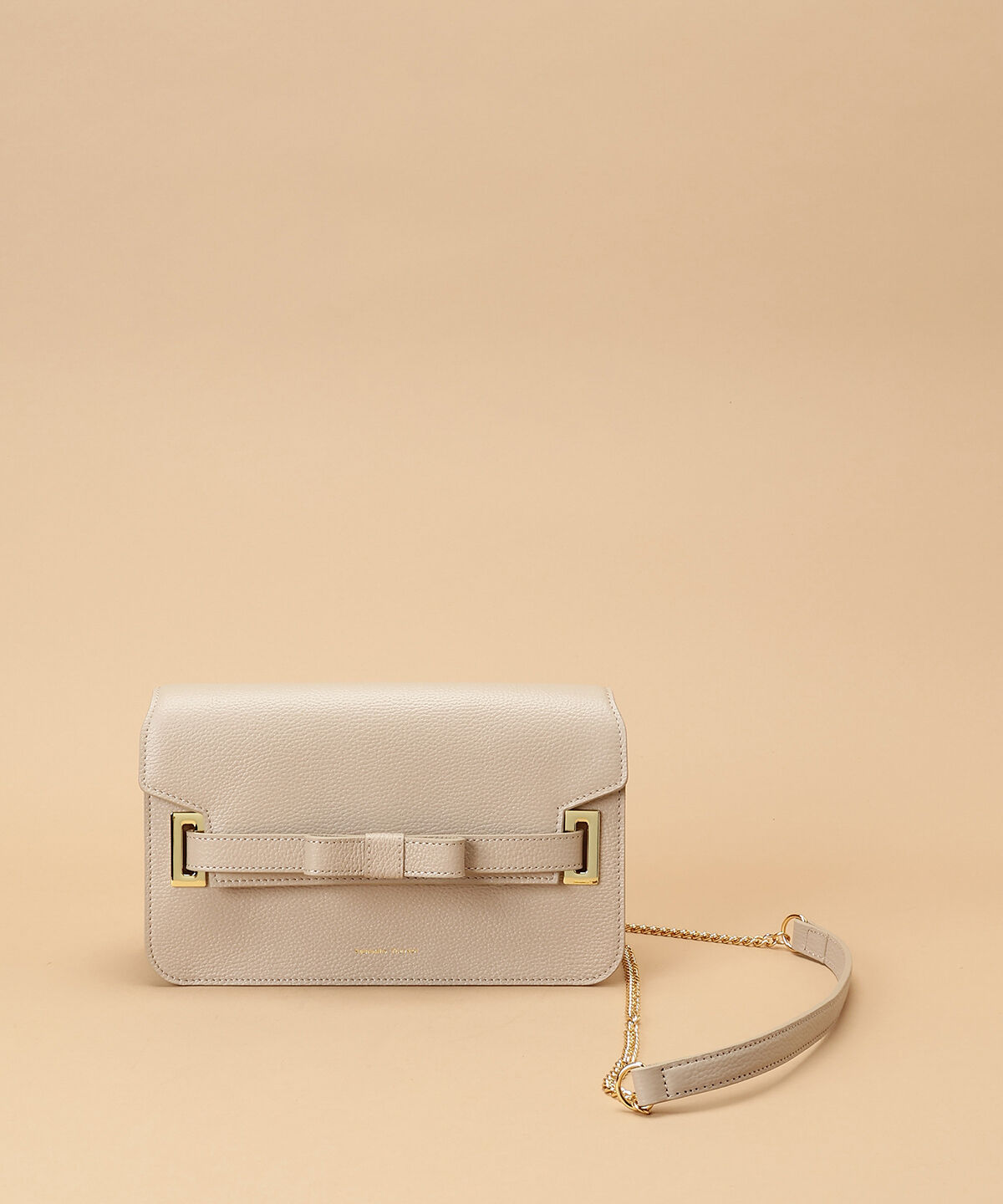 Samantha Thavasa「エムシュシュⅡ ショルダーバッグ 大サイズ」|ショルダー・メッセンジャー|グレージュ