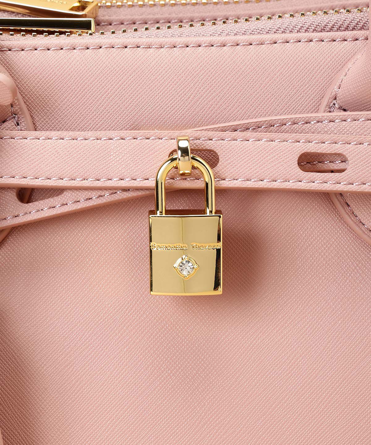 Samantha Thavasa「ベルトデザイン サマンサアゼル 中サイズ」|ハンドバッグ|