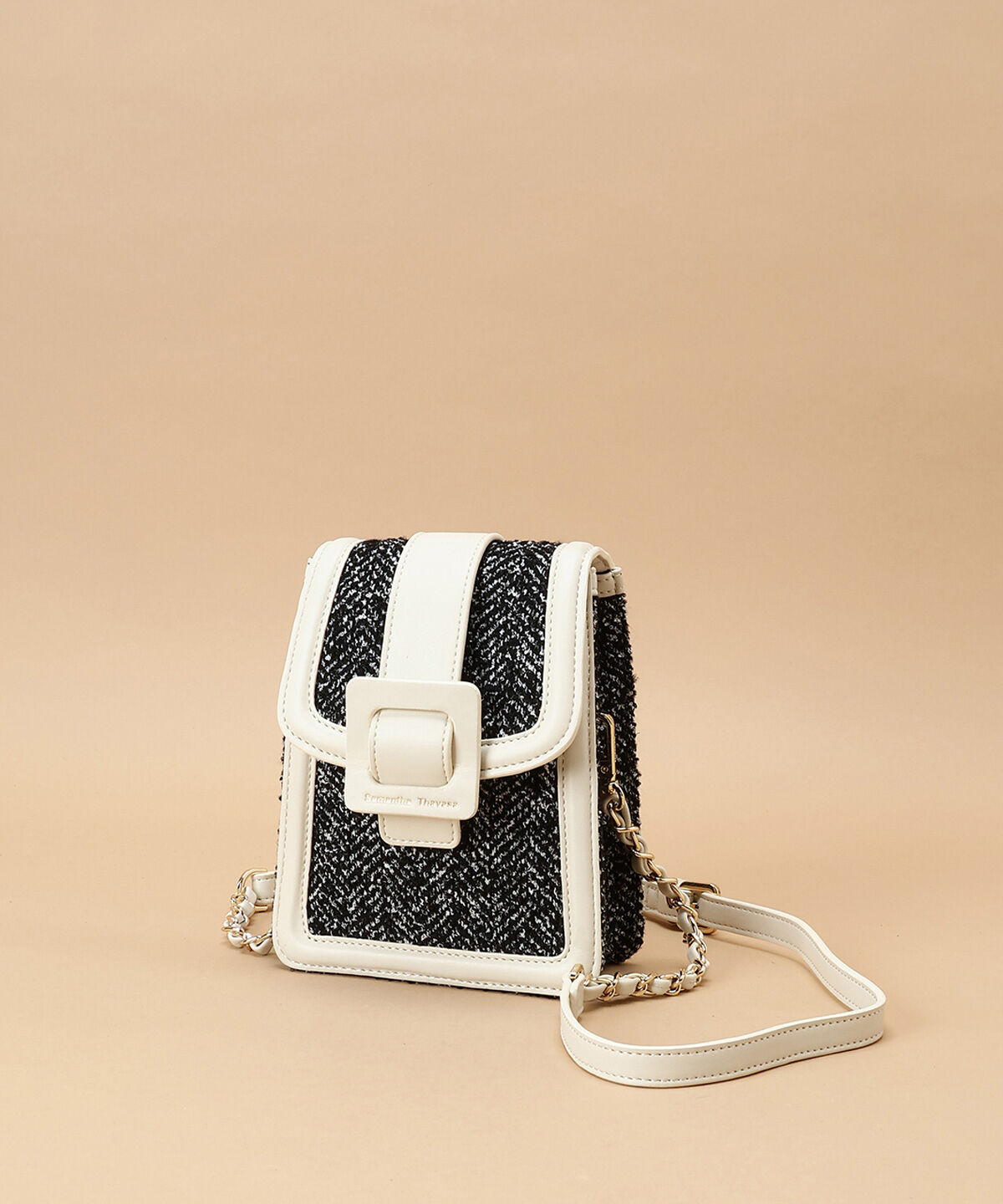 Samantha Thavasa「ツイードショルダーバッグ　縦型」|ショルダー・メッセンジャー|