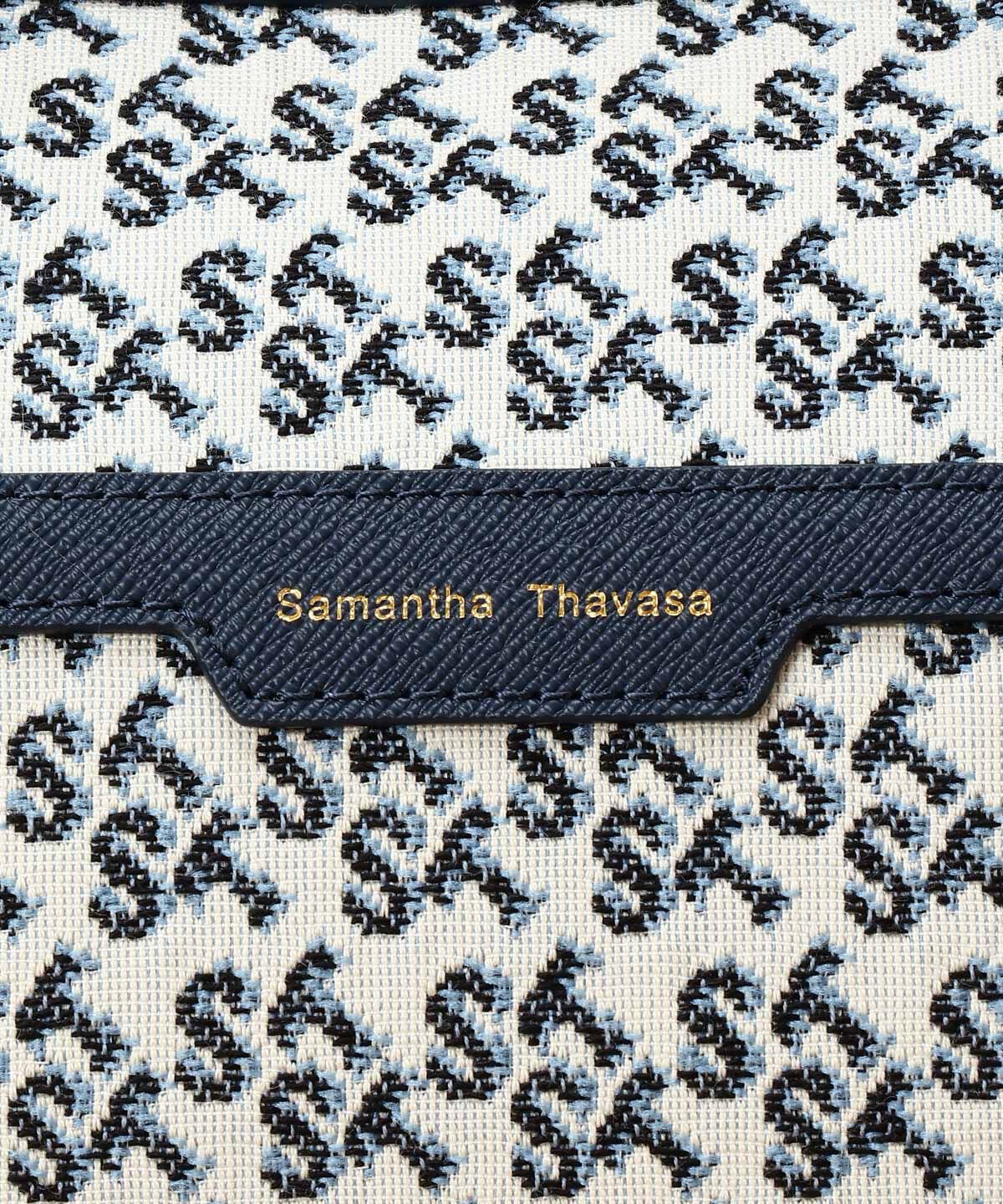 Samantha Thavasa「ST Jacquard シルエット ボストンバッグ」|ボストンバッグ|