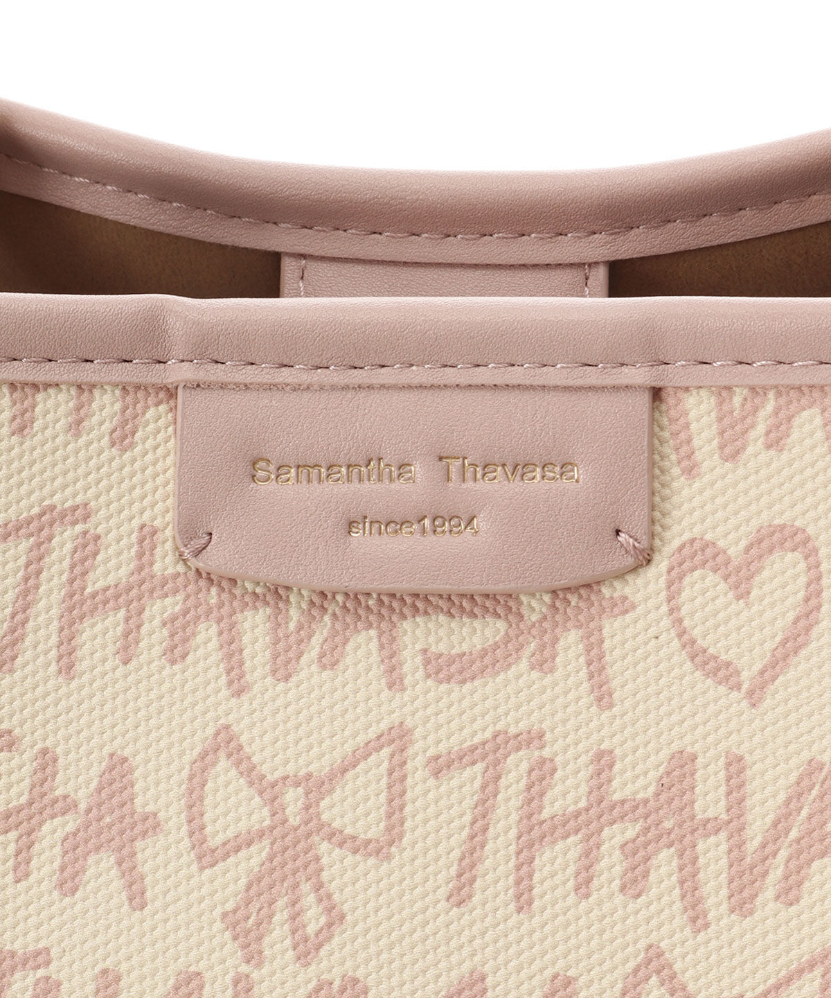 Samantha Thavasa「スクリッタ柄キャンバスデザイン合皮トートバッグ[Revival Collection]」|トートバッグ|