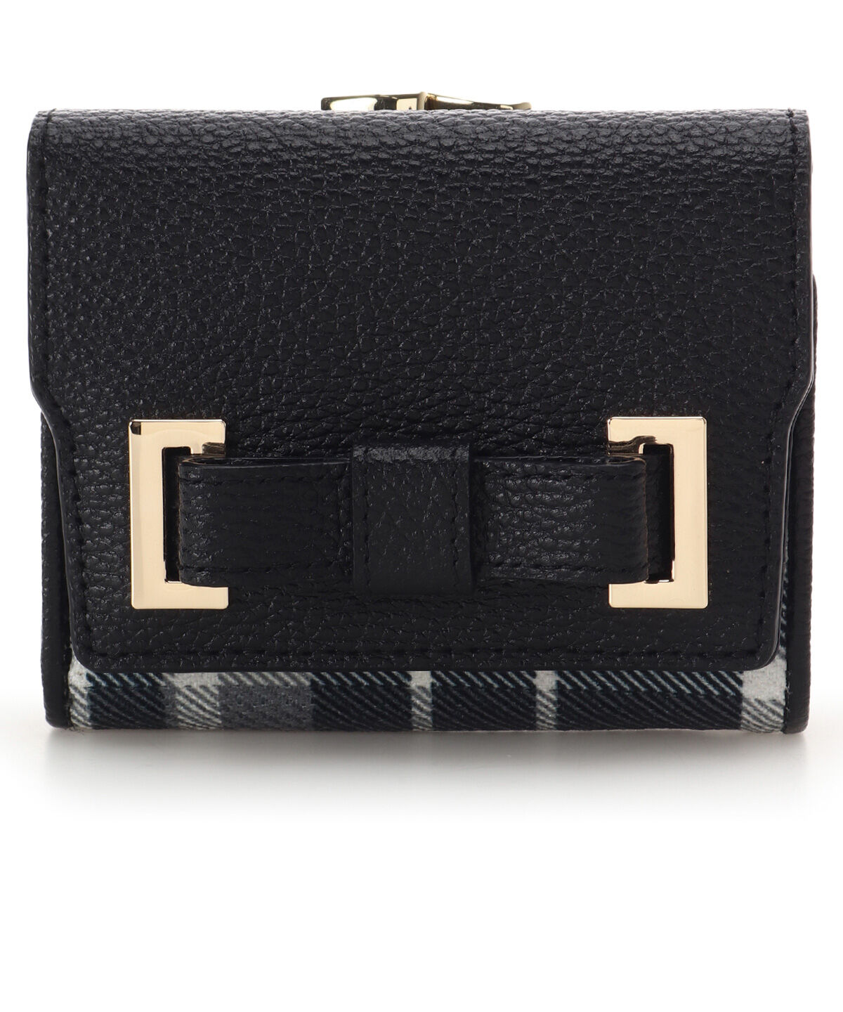 Samantha Thavasa「チェック柄エムシュシュⅢ 口金折財布」|財布|