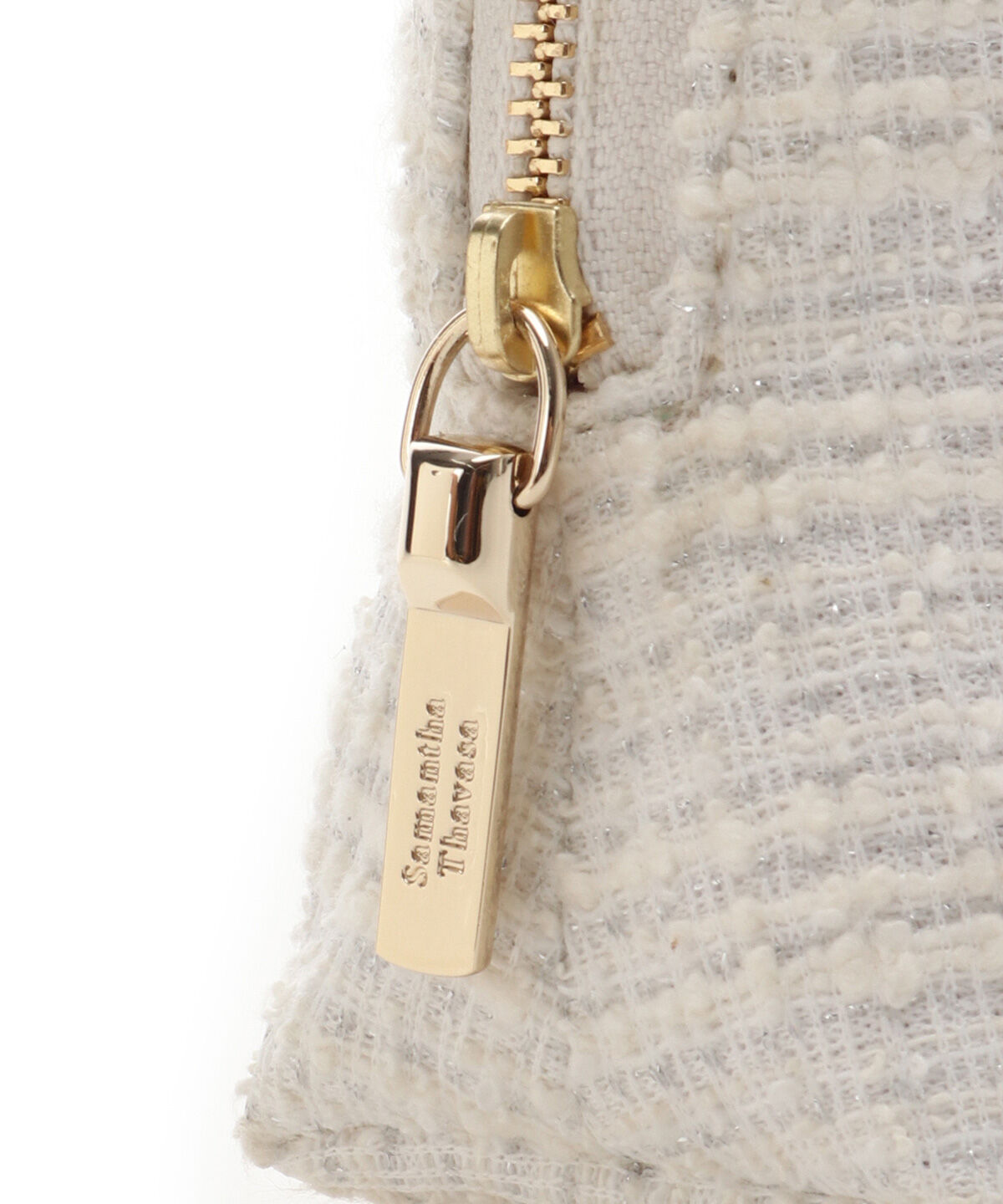 Samantha Thavasa「ループツイードデザイン エムシュシュⅢ ポーチ」|ポーチ|