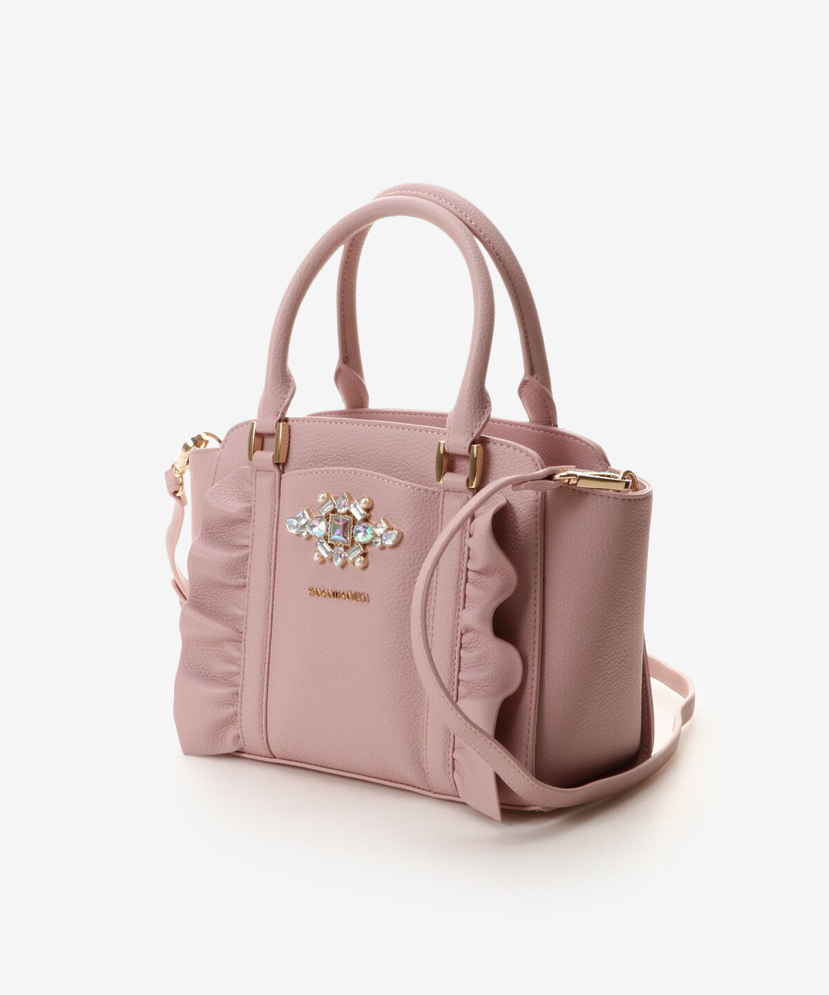 Samantha Vega「ビジューフリルハンドバック」|ハンドバッグ|