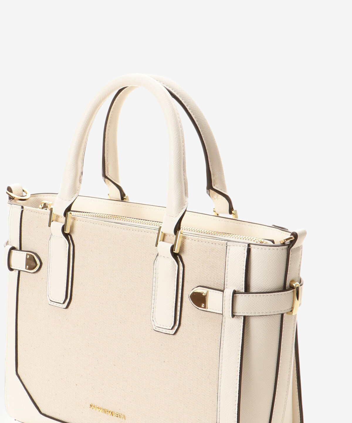 Samantha Vega「キャンバスベルト金具ハンドバッグ」|ハンドバッグ|