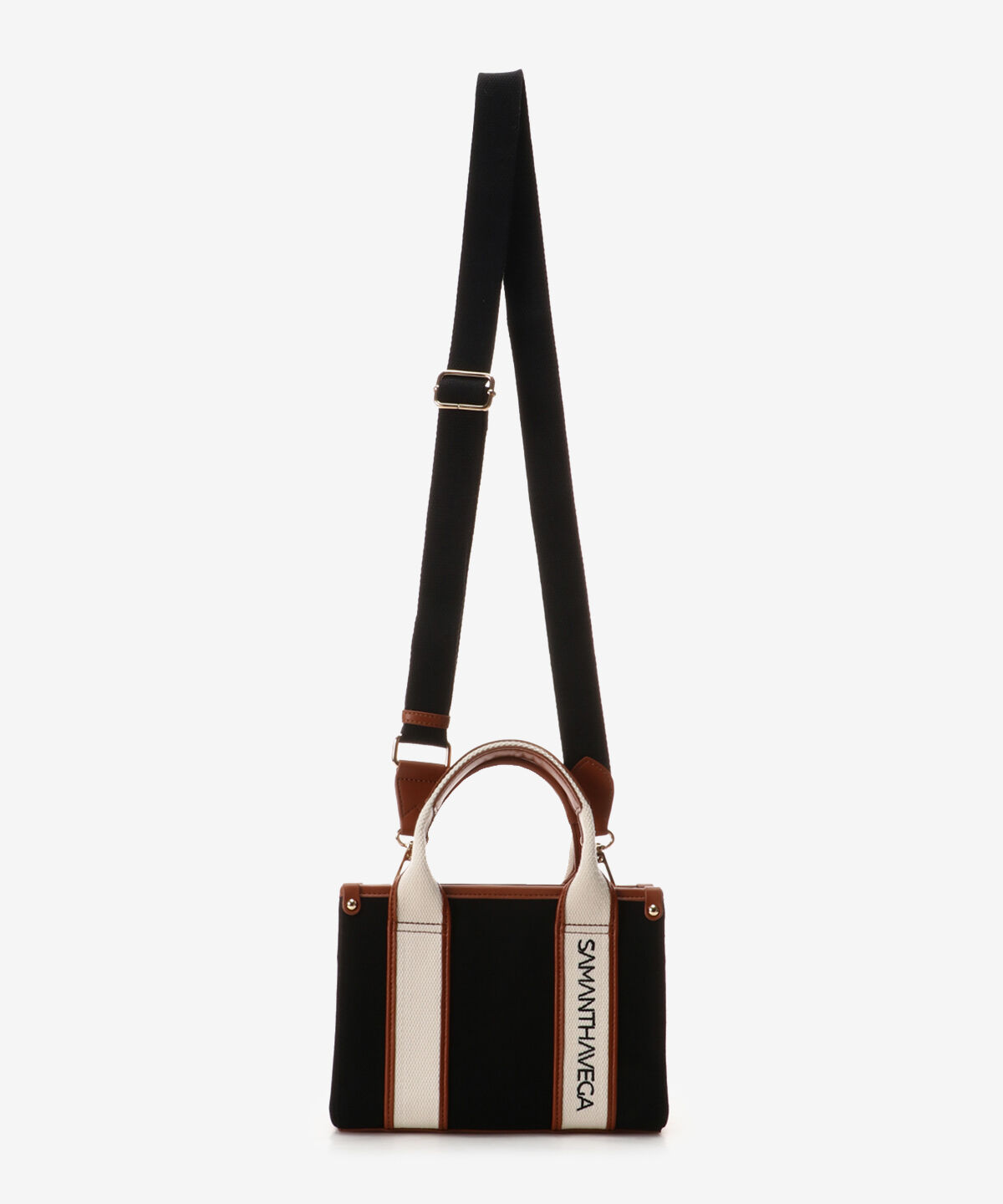 Samantha Vega「ロゴテープキャンバスショルダーバッグ（ミニ）」|ショルダー・メッセンジャー|