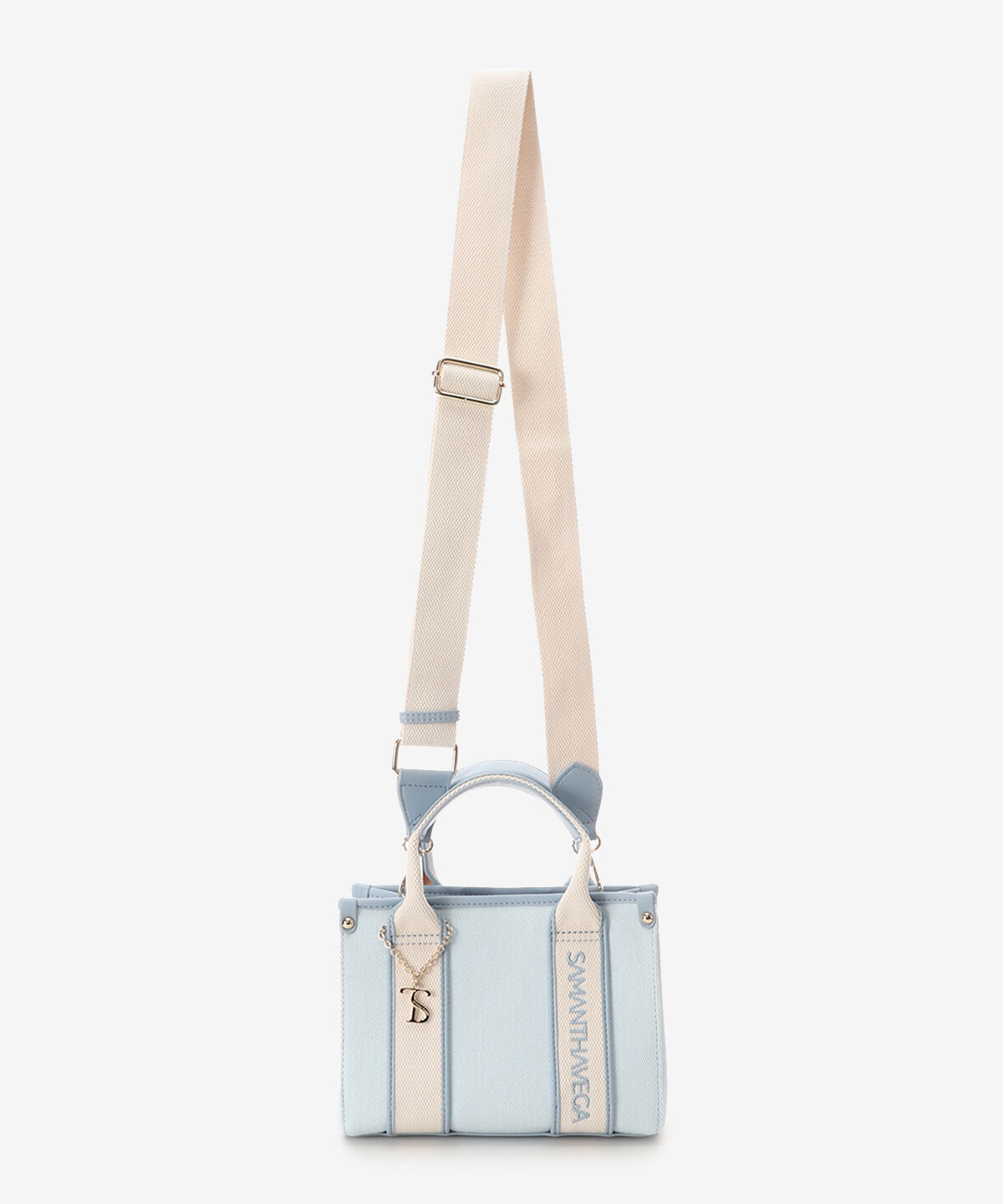 Samantha Vega「ロゴテープキャンバスショルダーバッグ（ミニ）」|ショルダー・メッセンジャー|