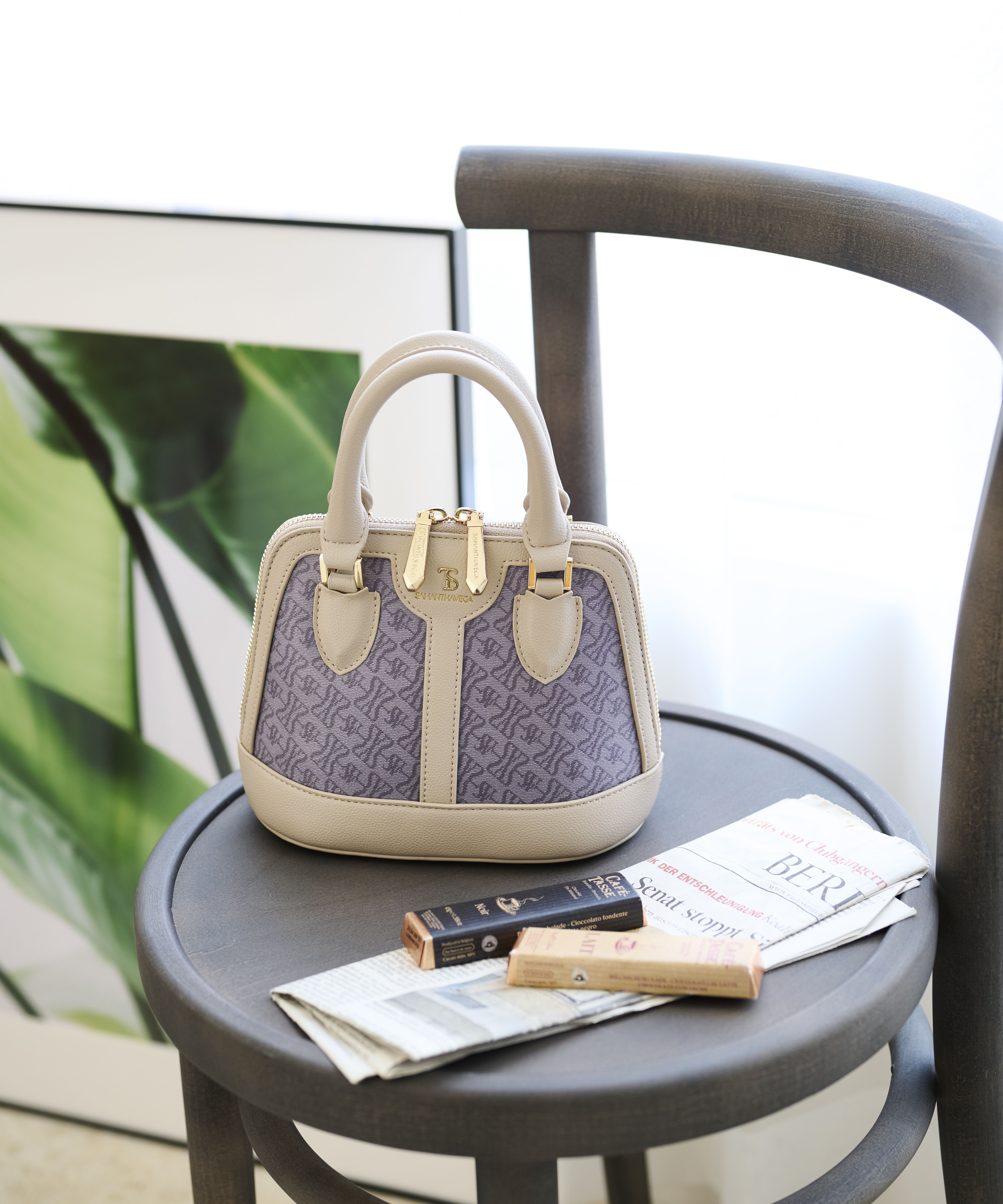 Samantha Vega「クロスプリントショルダーバッグ」|ショルダー・メッセンジャー|