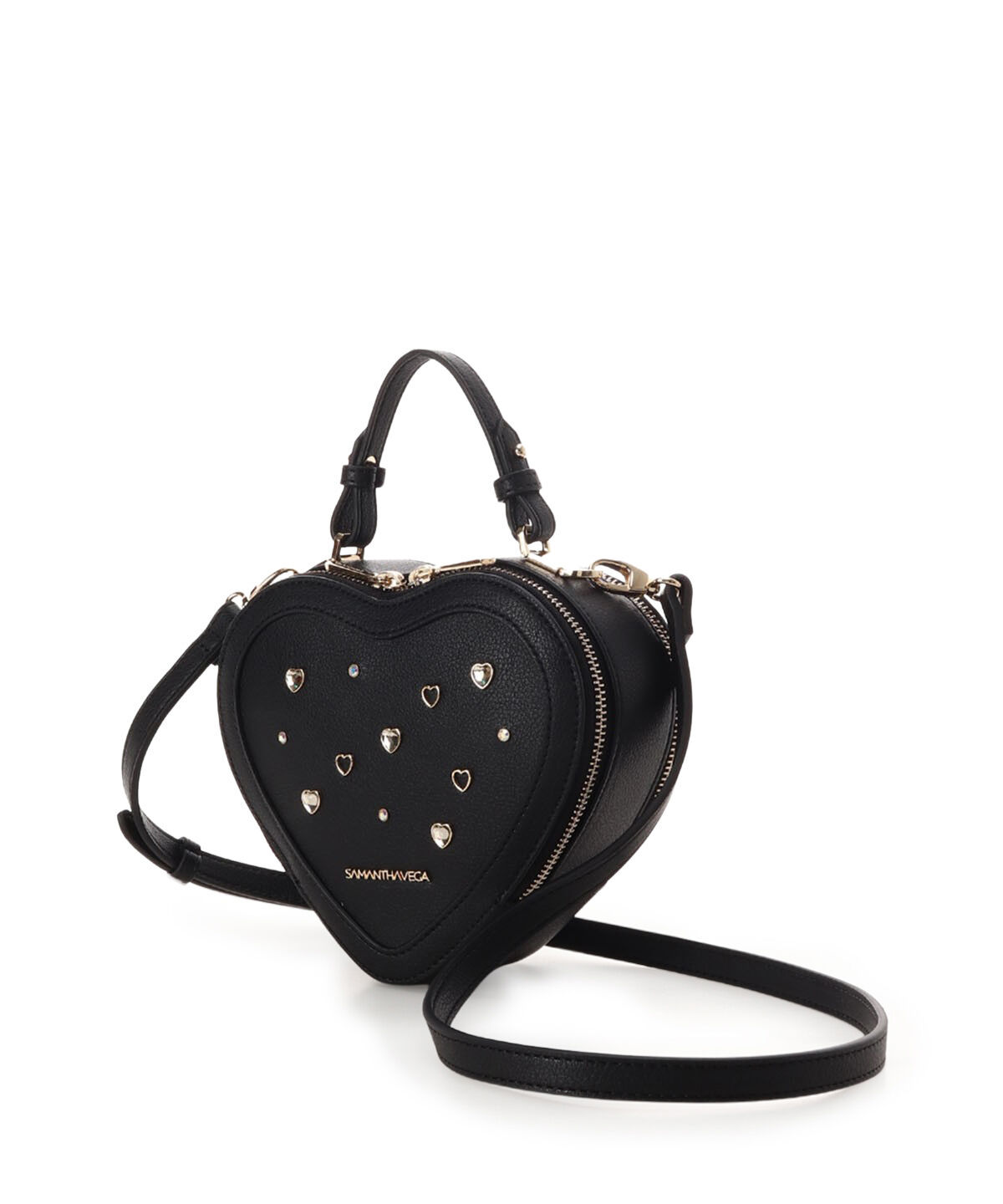 Samantha Vega「ビジューハート型ショルダーバッグ」|ショルダー・メッセンジャー|
