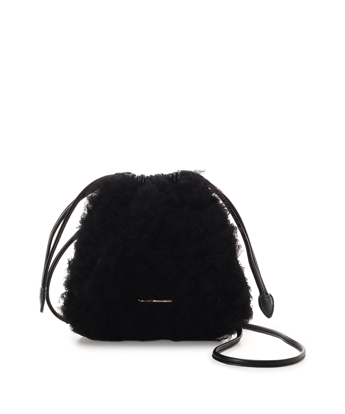 Samantha Vega「チュールショルダーバッグ」|ショルダー・メッセンジャー|ブラック