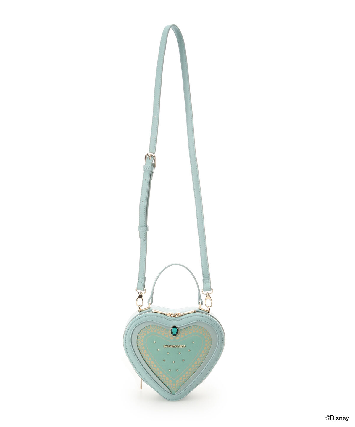 Samantha Vega「「ジャスミン」コレクションハート型ショルダーバッグ」|ショルダー・メッセンジャー|