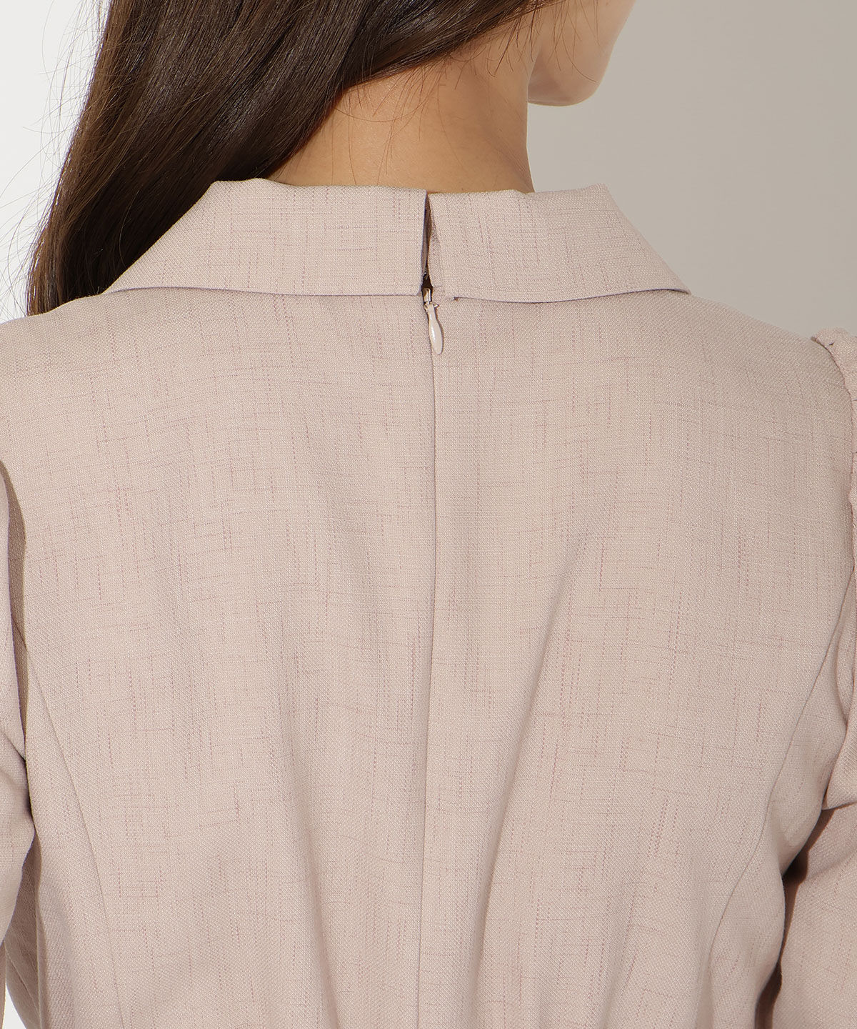 アンドクチュール「ジャケットレイヤードプリーツワンピース」|ワンピース|