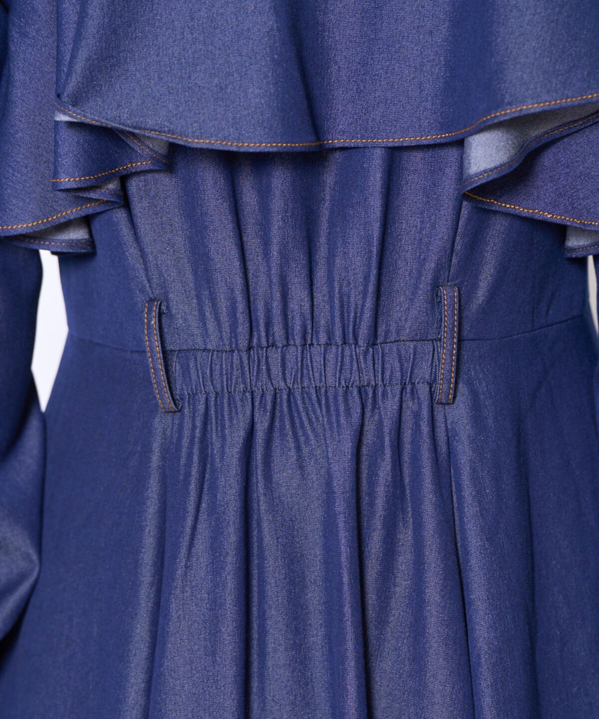 アンドクチュール「フリルケープシャツワンピース」|ワンピース|