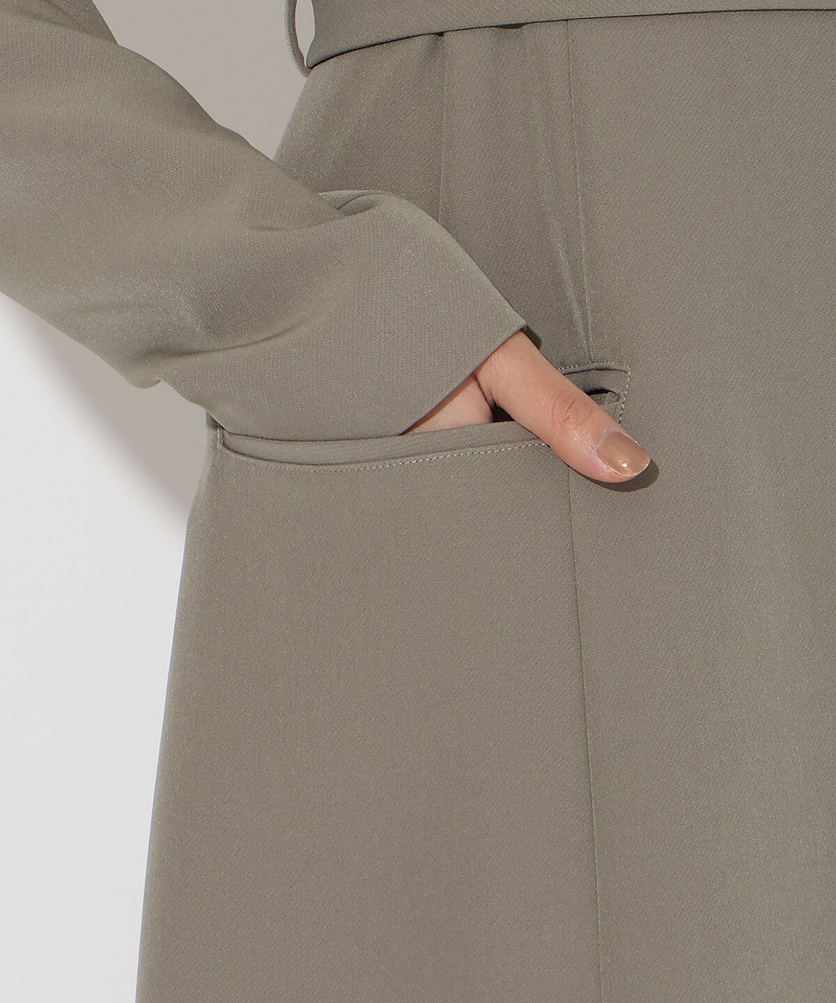 アンドクチュール「トレンチ風ワンピース」|ワンピース|