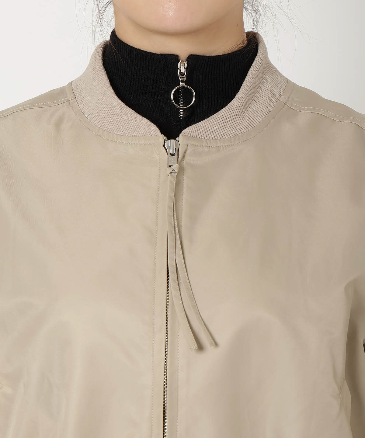 REDYAZEL「袖ギャザーMA-1」|ブルゾン・スタジャン|