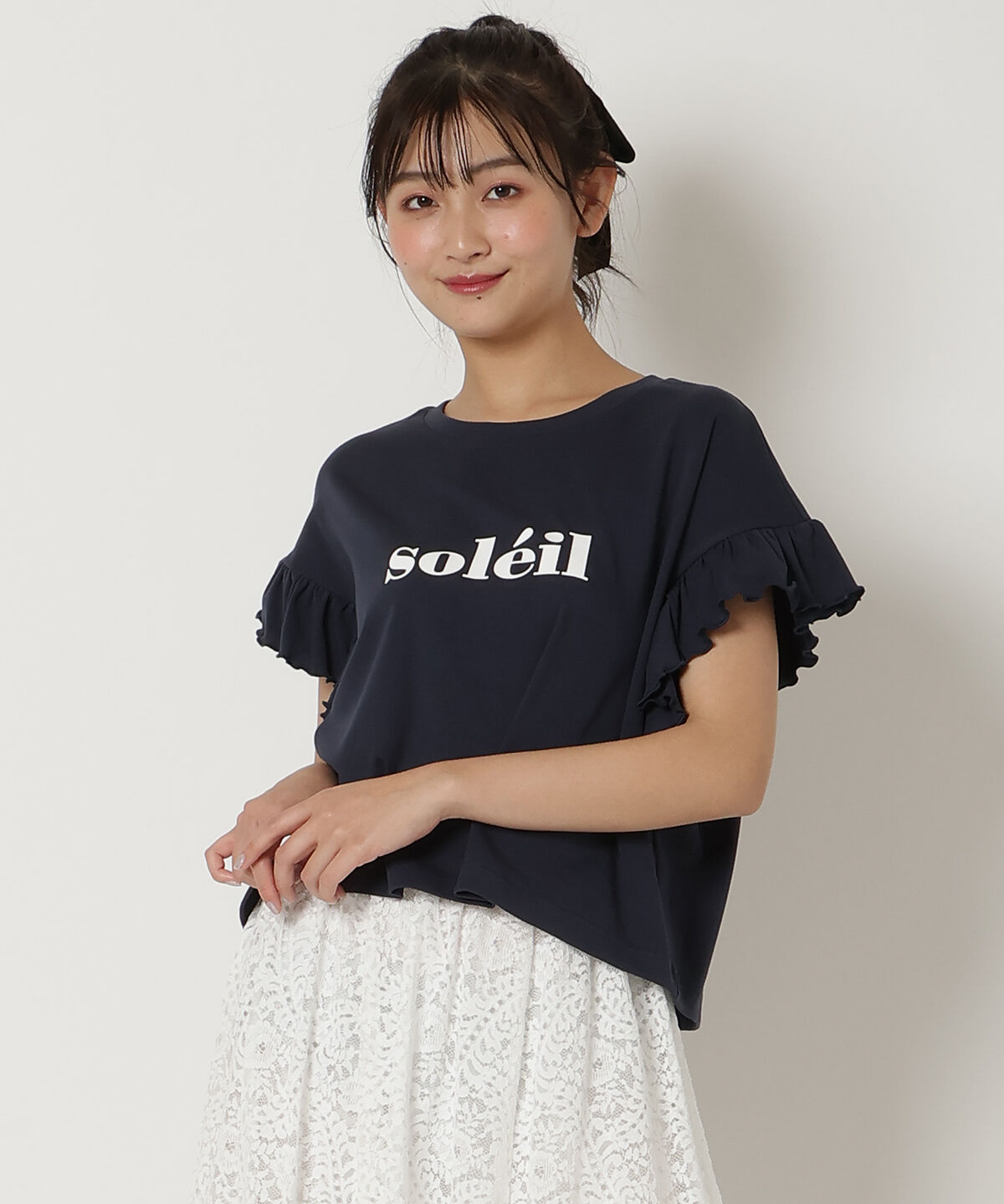 REDYAZEL「フリル袖Tシャツ」|Tシャツ・カットソー|
