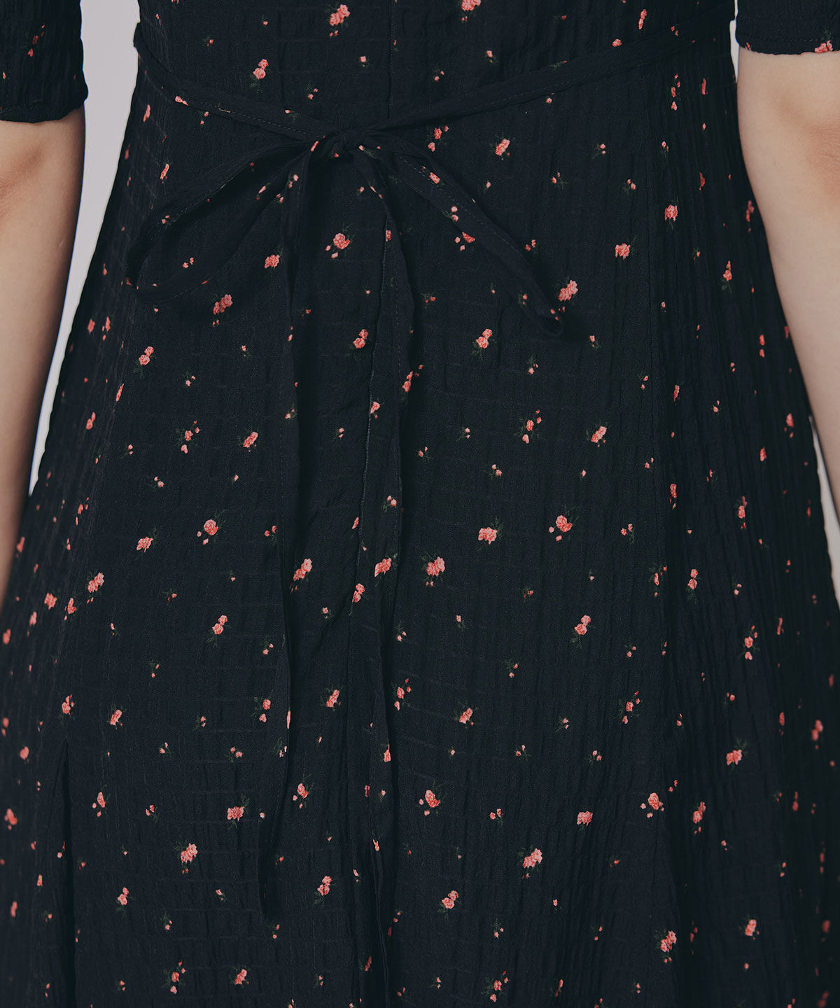 REDYAZEL「ミニフラワーイレヘムロングワンピース」|ワンピース|