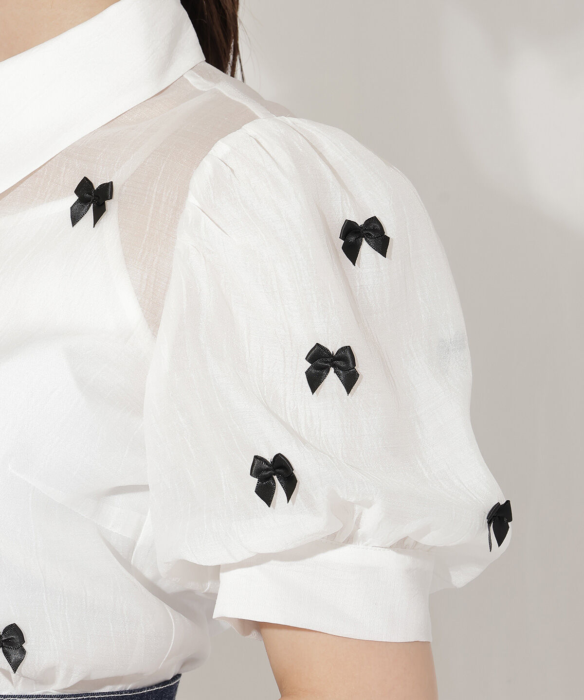 WILLSELECTION「リボンシアーブラウス」|シャツ・ブラウス|