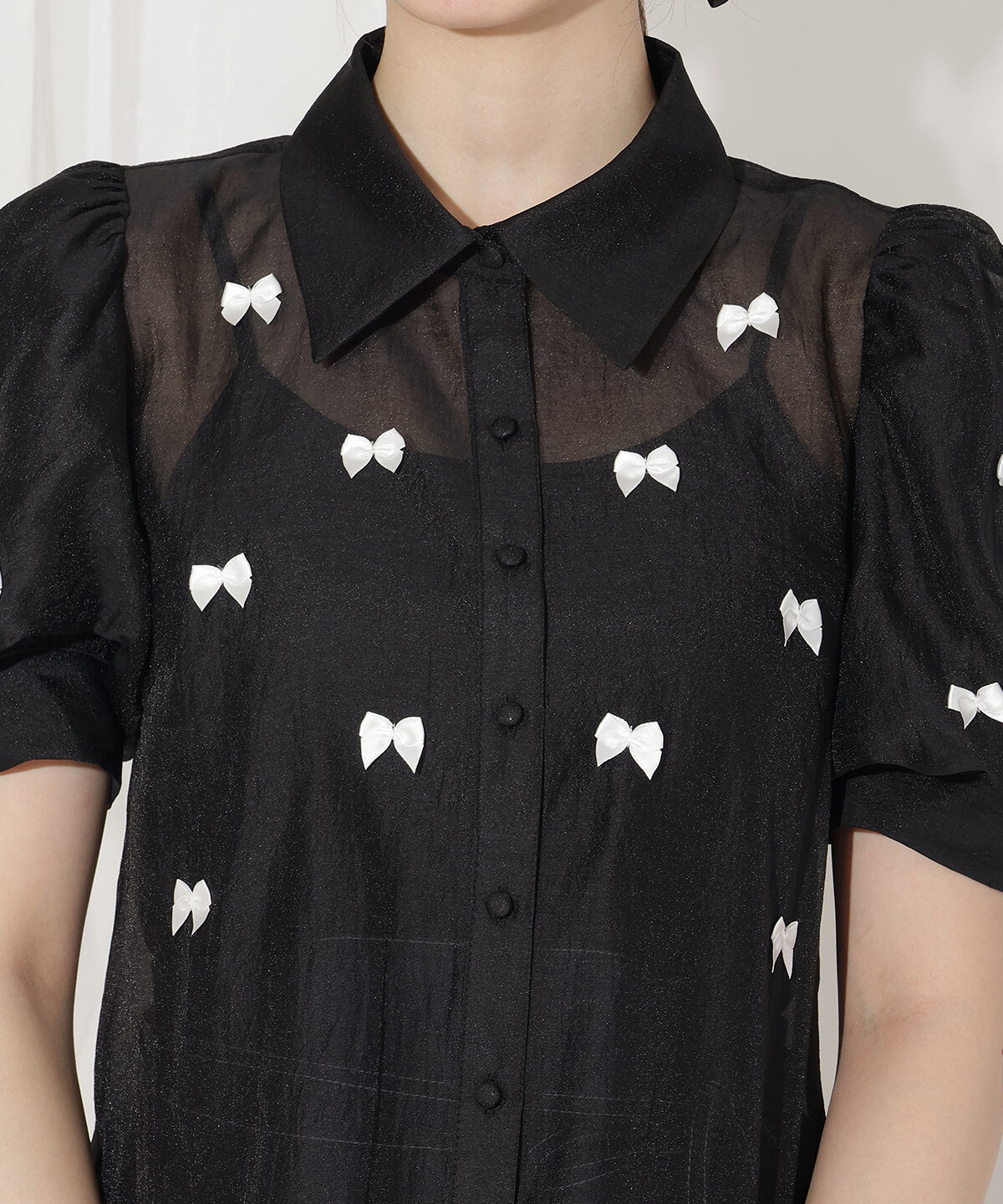 WILLSELECTION「リボンシアーブラウス」|シャツ・ブラウス|