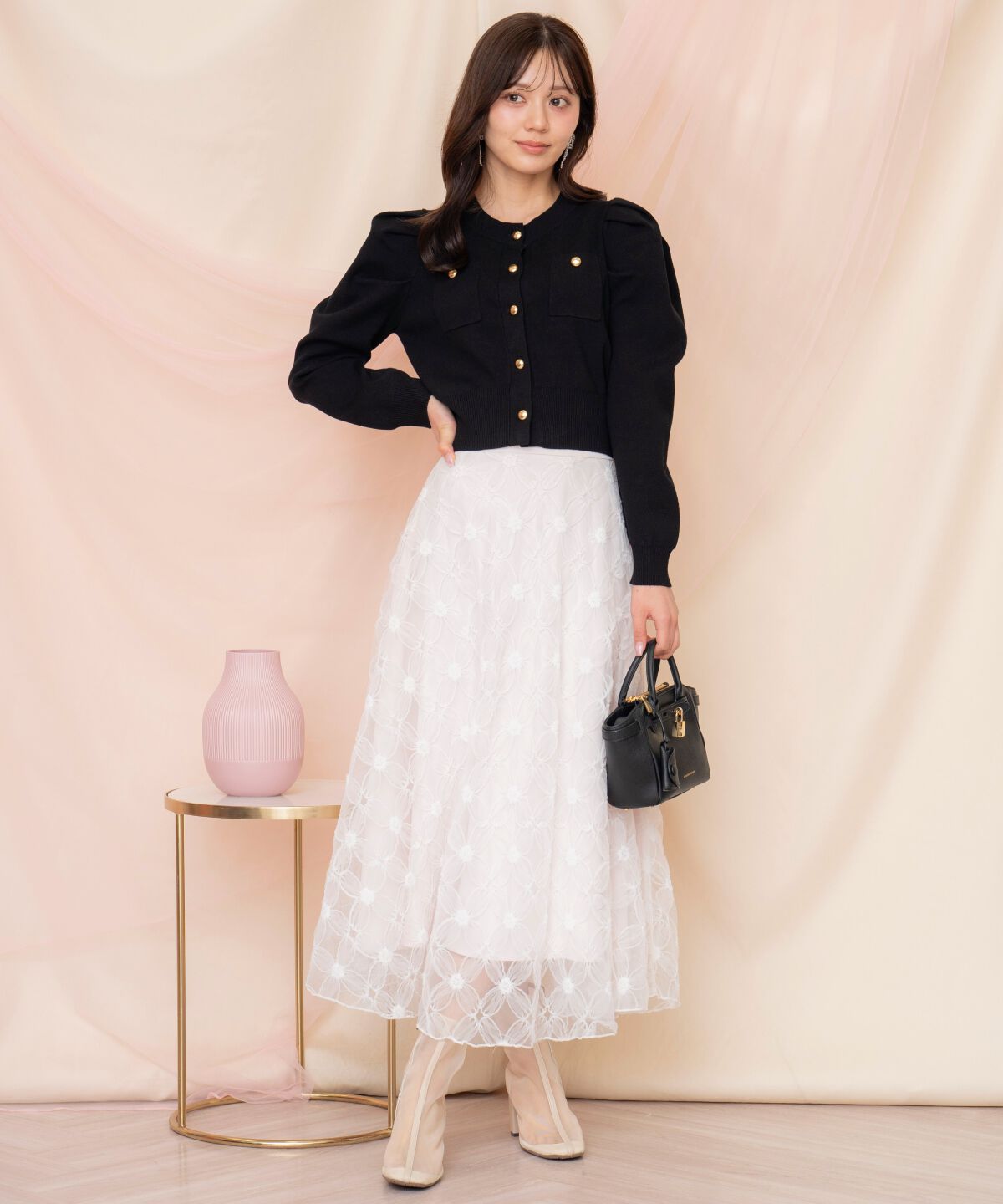 WILLSELECTION「ポケットデザインタックスリーブカーディガン」|カーディガン|